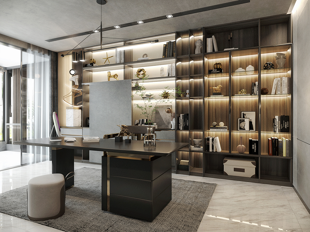 Customized cabinet body for the studio